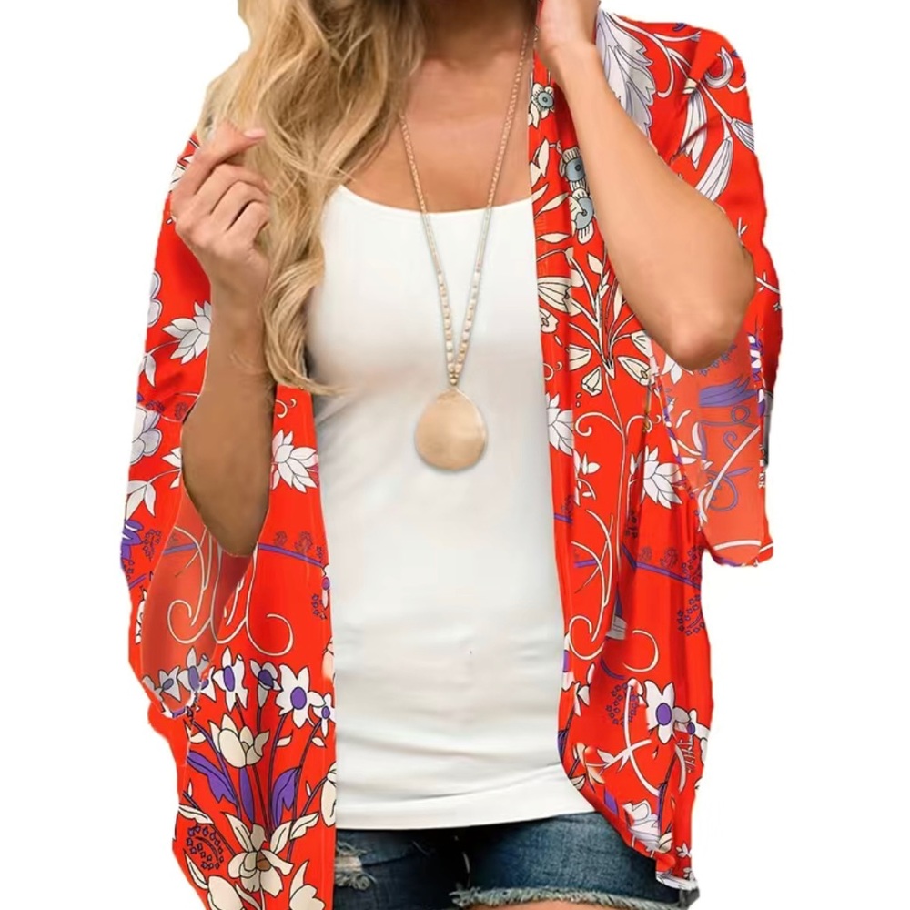 Red Women’s Kimono